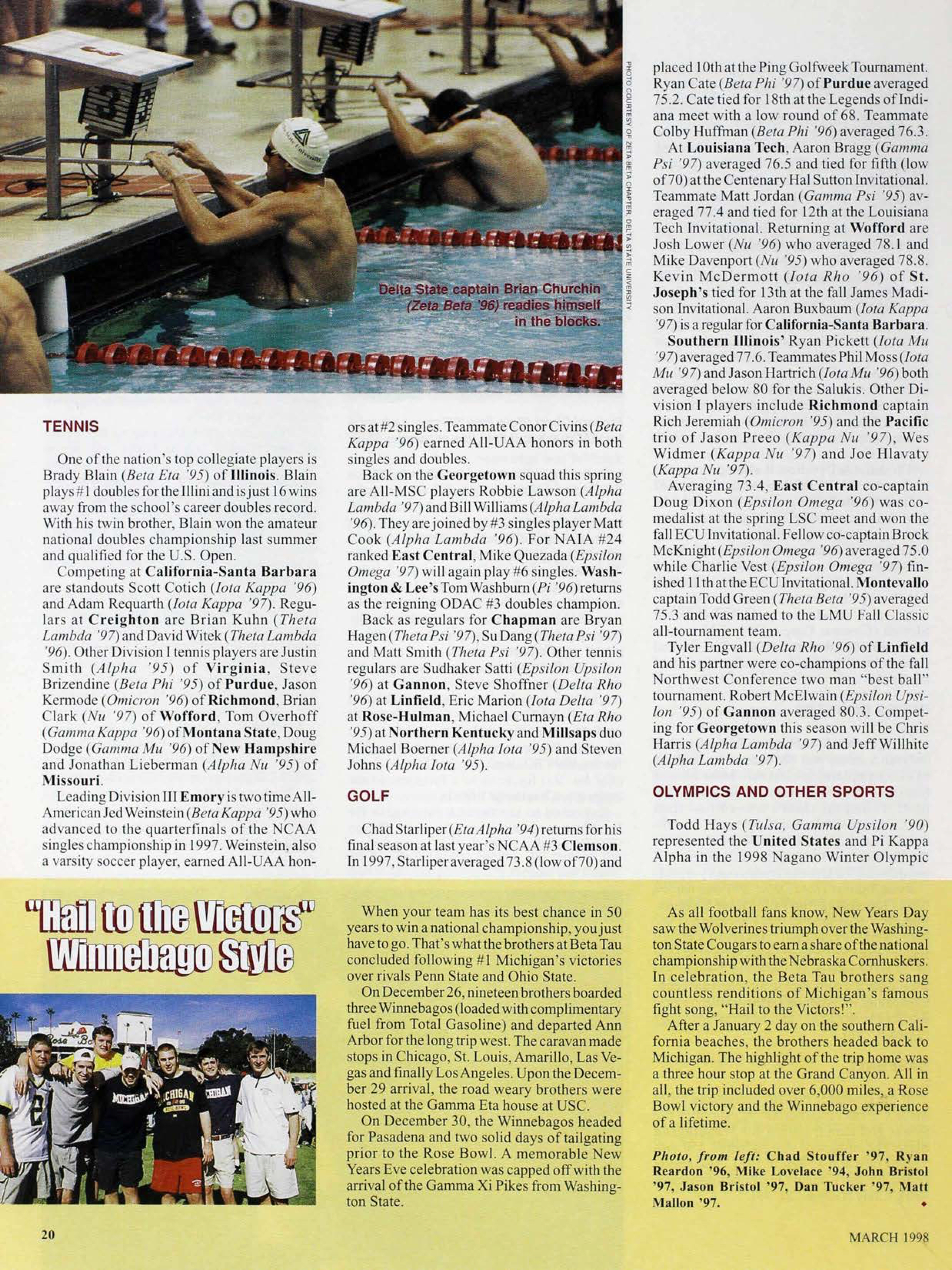 Hail to the Victors Winnebago Style